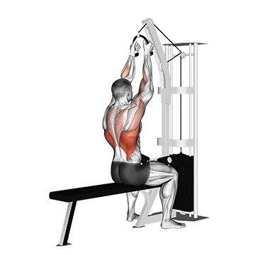 Pulldown Lateral na Polia com Corda
