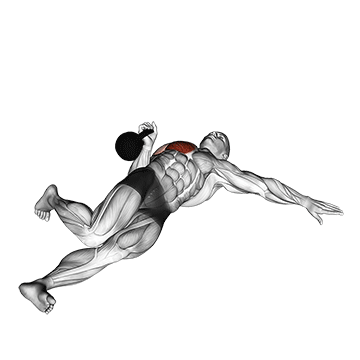Kettlebell Press Lateral con Un Brazo en el Suelo