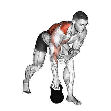 Kettlebell Remo con Un Brazo
