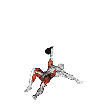 Turkish Get Up Estilo Agachamento com Kettlebell