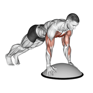 Flexão em Bosu