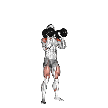 Mancuerna push press