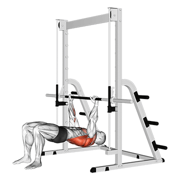 Remada Invertida com Joelhos Flexionados